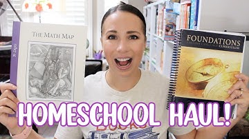 HOMESCHOOL CURRICULUM HAUL! CLASSICAL CONVERSATIONS MATH MAP & MORE!
