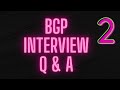 BGP Interview  Questions and Answers Part 2