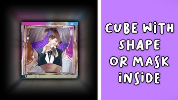 3D CUBE WITH SHAPE INSIDE ON VIDEOSTAR