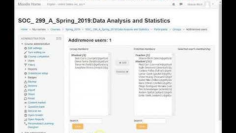 Creating Groups in Moodle 3
