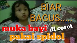 BALITA CORAT CORET WAJAH BAYI...
