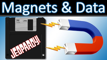 Will data on floppy disks be safe from magnets?
