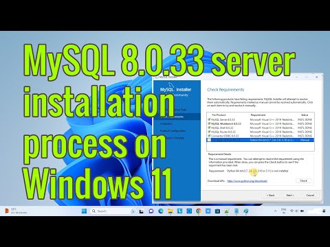 MySQL 8.0.33 server installation process on Windows 11 || Step by Step Installation (Updated 2023)