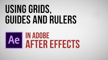 How to use rulers and guidelines in After Effects | after effects for beginner