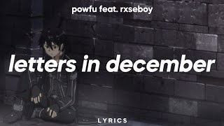 Powfu - letters in december (Lyrics) feat. Rxseboy
