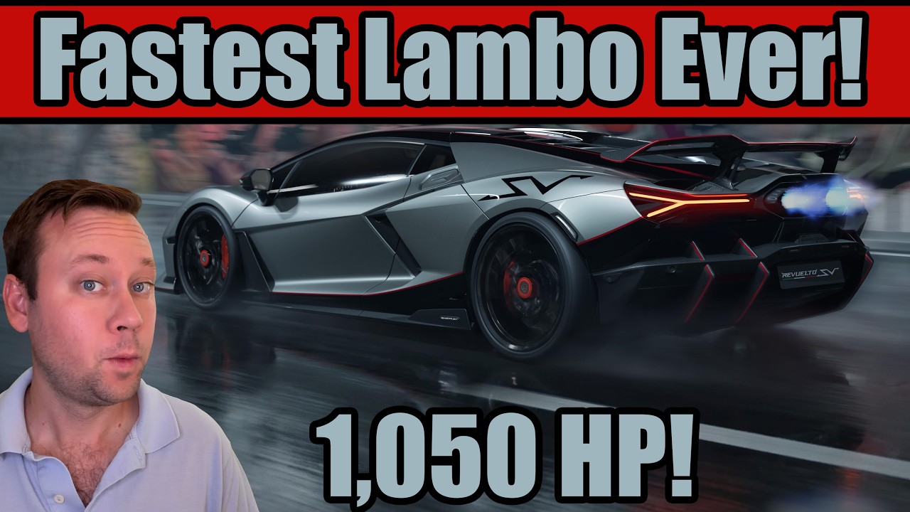 The Lamborghini Revuelto SV Is The Fastest Lamborghini They've Ever Made