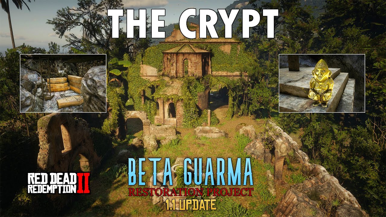 The Monastery Crypt (Beta Guarma Restoration Project) | RDR2 - YouTube