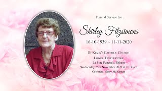 Funeral Service for the late Shirley Fitzsimons