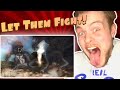 Axor vs  godzilla kaiju fight fan animation reaction