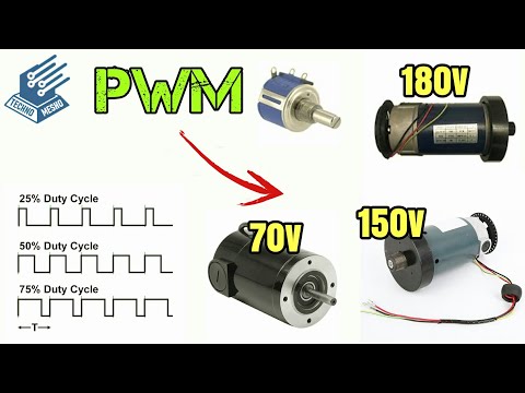 كيفية التحكم بمحركات التيار المستمر PWM How To Control DC Motors