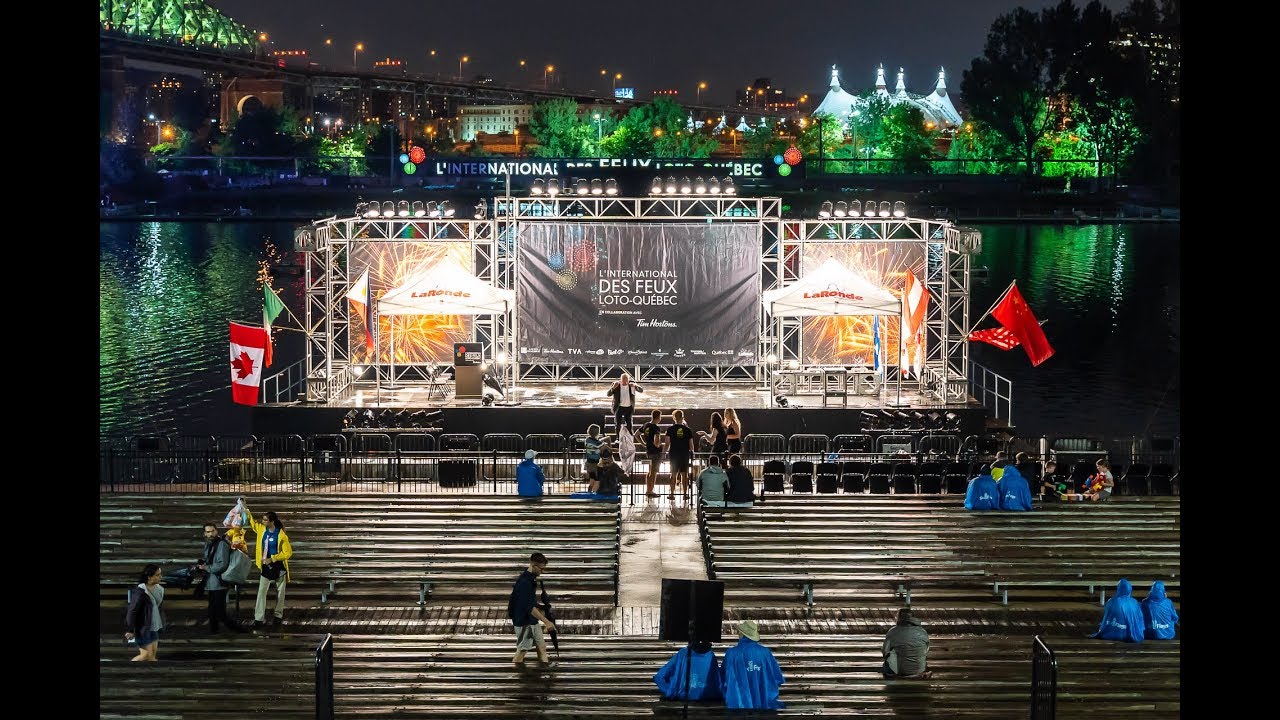 [4k] Montreal Fireworks 2018 - Awards Ceremony - August 8