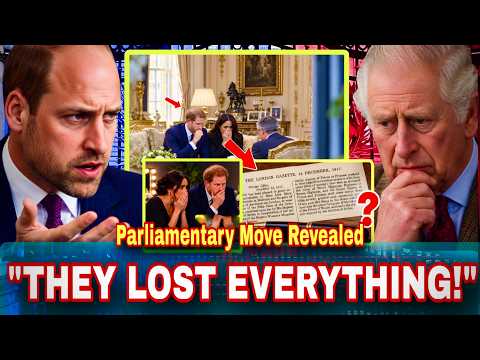 William and Charles CLASH Over Harry's Titles—The Parliamentary Move Meghan Never Expected!
