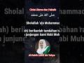 Zikir Sholawat Kepada Nabi Muhammad Saw. #shortsvideo #shorts #nahdlatululama