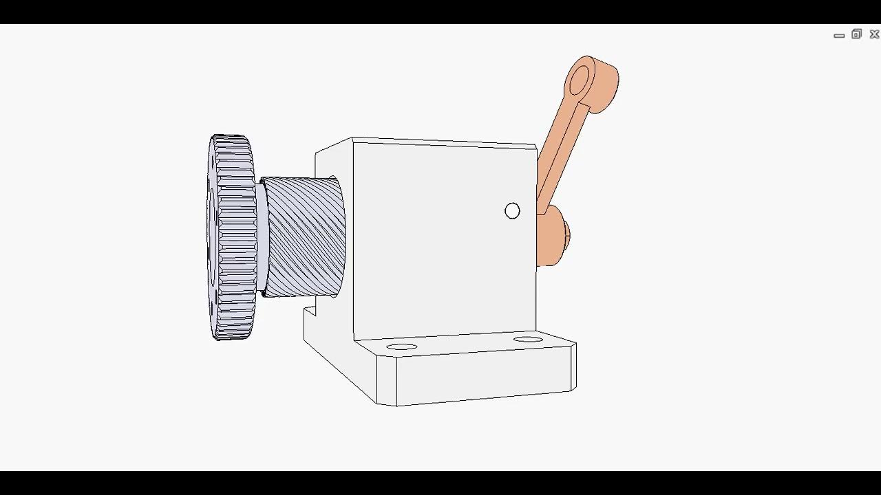 Reductor using screw nut mechanisms 2 YouTube