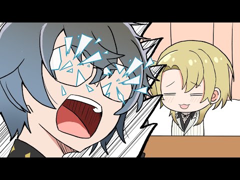 寝起きボイスから絶叫でのどを整えるikeとそれを見て爆笑するLuca【nijisanji en_clip】