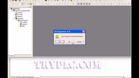 PLC Omron C200H Make Password Protect CPU.avi