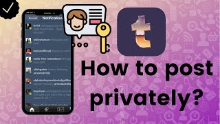 How to post privately on Tumblr? screenshot 5