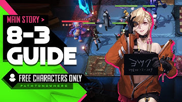 8-3 Main Story - Path to Nowhere Guide F2P Characters