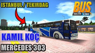 DRIVE DIRTY MERCEDES 303 🌨️KAMIL KOC SKIN 🚌 • Bus Simulator ultimate GAMEPLAY screenshot 1