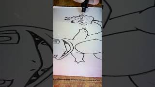 How to draw Pokémon’s Charmander Happy Times 3 #pokemon #pokemoncards #sketch #drawing #inkart