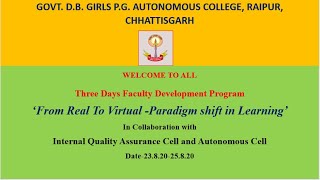 Day -2  THREE DAYS FACULTY DEVELOPMENT PROGRAM