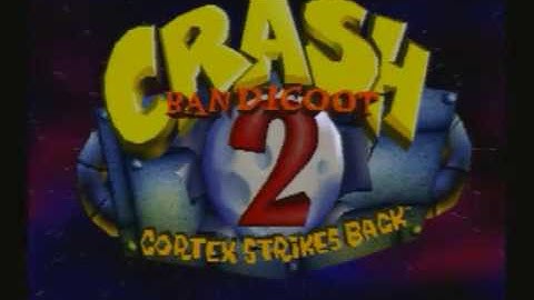 Crash Bandicoot 2 Intro and First level Gameplay (White Gem and Blue Gem