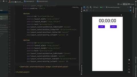 Persistent Timer Android Studio Kotlin Tutorial | Background Stopwatch