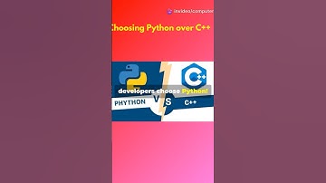 Why choose Python over C++? #python #cplusplus #coding #programming #shorts