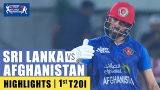 Afghanistan Tour Of Sri Lanka | 1st T20I | Highlights | 17th February 2024