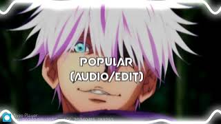 POPULAR (AUDIO/EDIT)
