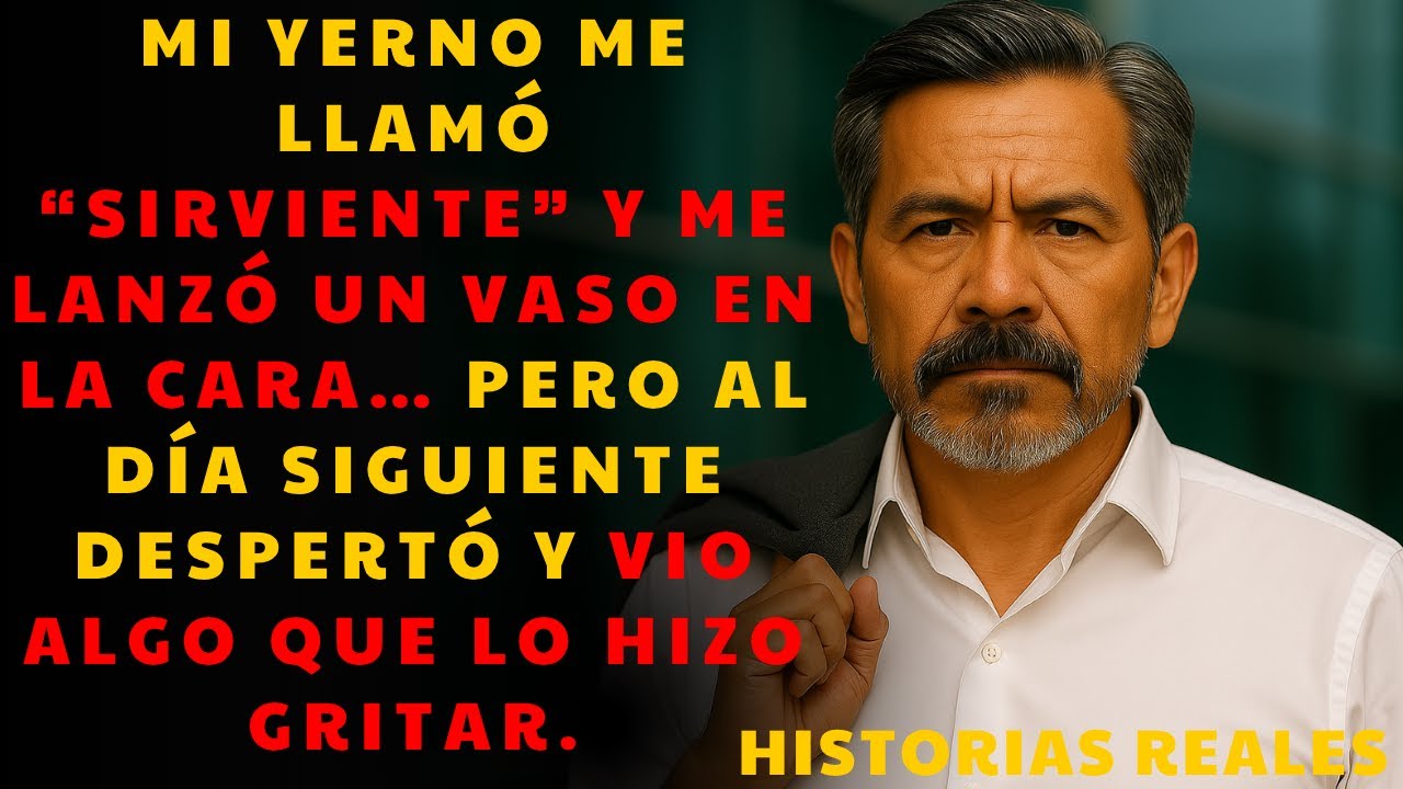 Por Negarme a Rellenarle el Whisky, Mi Yerno Me Reventó un Vaso en la Cara Durante la Cena.