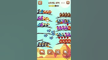Bird Sort 2: Color Puzzle Level 274 #games #gaming #gameplay