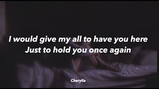 Just to Hold You Once Again Lyrics - Mariah Carey