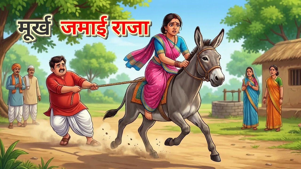 💠मूर्ख जमाई राजा |Hindi Moral Story |शिक्षाप्रद कहानी |Panchtantra ki kahani |Bedtime cartoon story