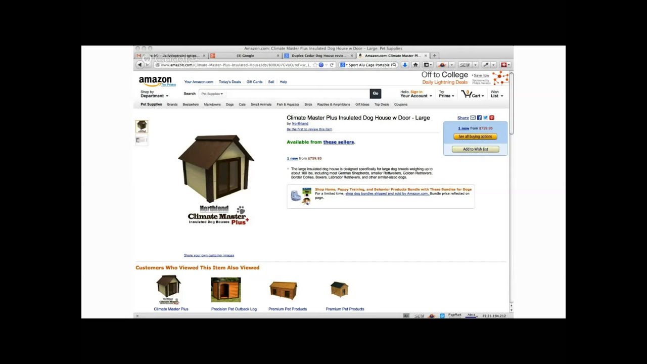 Climate Master Plus Insulated Dog House Review YouTube