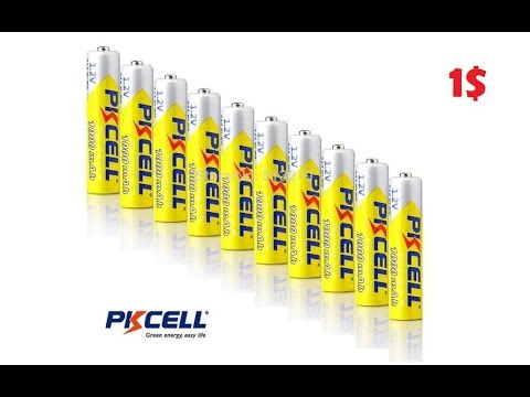 Качественные-ААА-аккумуляторы-pkcell-с-Алиэкспресс-|-aaa