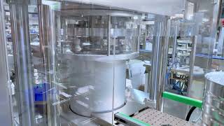 Fully auto vacuum nitrogen flushing can sealing machine#levapack