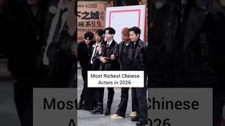 Richest Chinese Celebrities 2026 - From Jackie Chan to Wang Yibo #wangyibo #jackiechan #trending