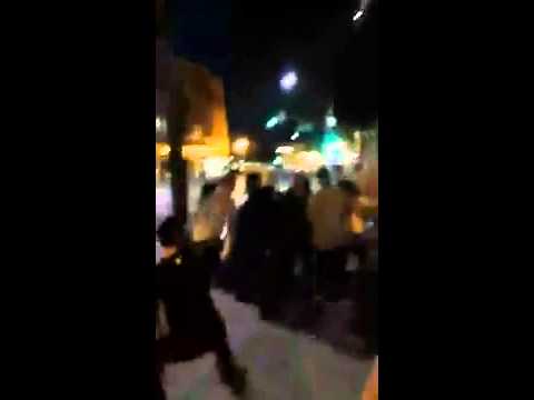 Raw Video: Woman beaten outside Santa Ana nightclub - 2014-01-20