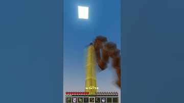 Tiki Torch in Minecraft ( Minecraft tik tok hack day 43) #tiktok #minecraft #shorts