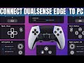 How to connect dualsense edge controller to pc