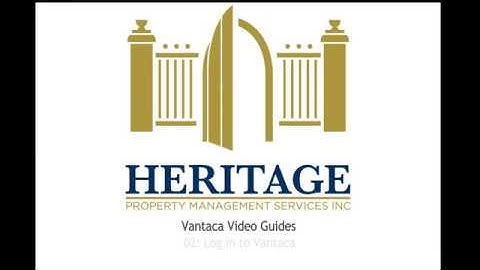 Logging in to Vantaca