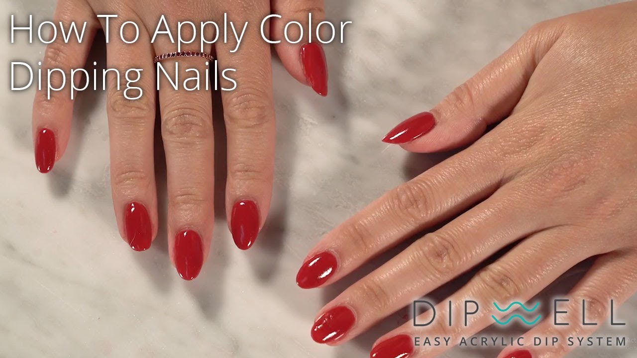 How To Do Dip Nails Tutorial Dip Powder Instructions Dipwell