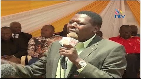 CS Wamalwa tells off Raila for attacking government