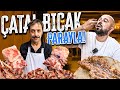 BURADA HERŞEY KAĞITTA SERVİS EDİLİYOR! ÇATAL BIÇAK PARAYLA SATILIYOR! KASAP SELÇUK