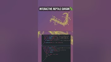 🦎 Reptile Cursor  #coding #webdevelopment  #webdev #programming #shorts #developer #frontend #html
