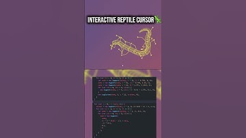 🦎 Reptile Cursor  #coding #webdevelopment  #webdev #programming #shorts #developer #frontend #html