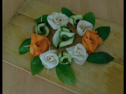 Video: Ako Si Vyrobiť Kvety Zo Zeleniny