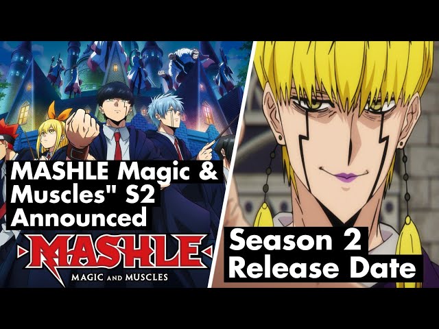 MASHLE】Anime Season 2 Starts Broadcasting from January 2024