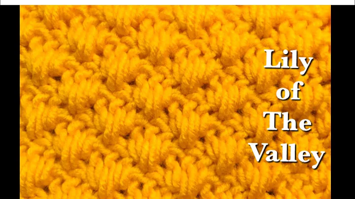 Learn the Beautiful Lily of The Valley Crochet Stitch